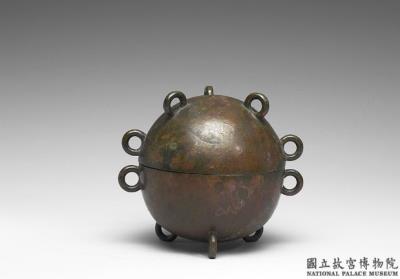 图片[3]-Dui food container with ring handles, Warring States period (475-221 BCE)-China Archive